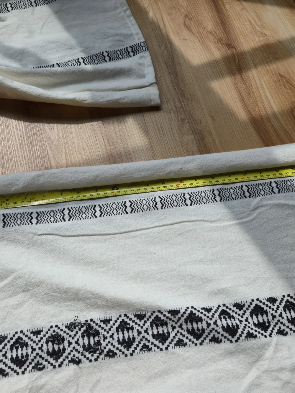 Custom Upscaled straight wide leg pants